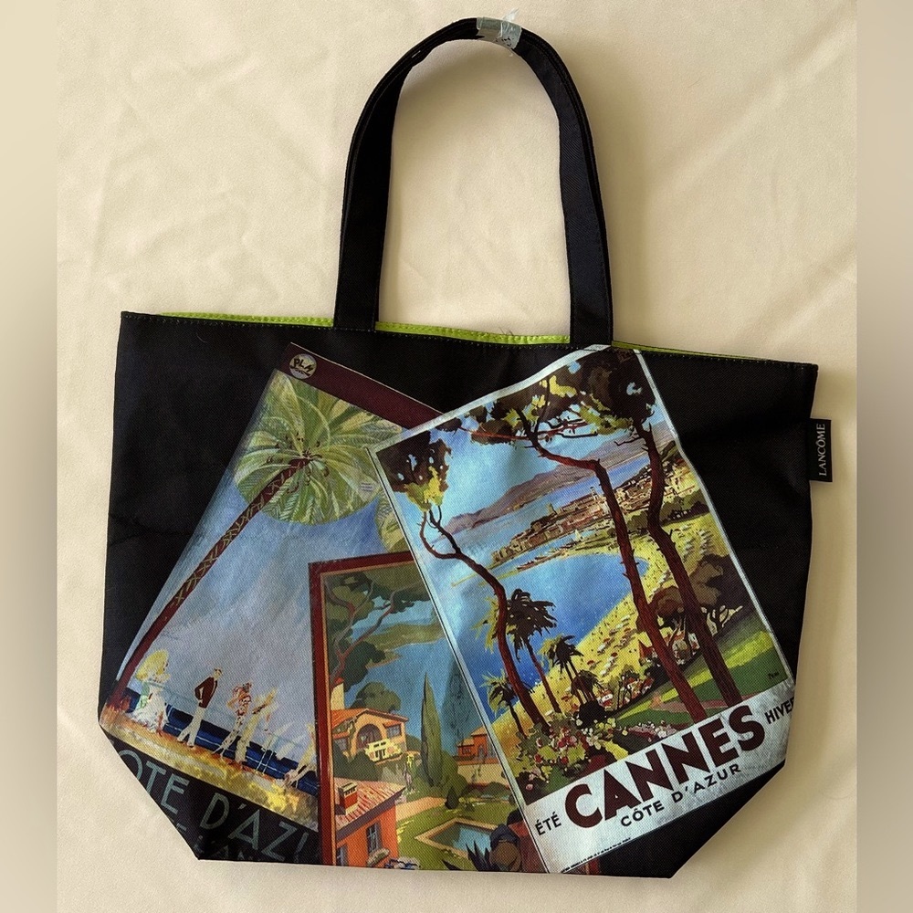 LANCÔME New "Cannes" Rivera Collection
Vintage Graphic Tote Bag NWOT